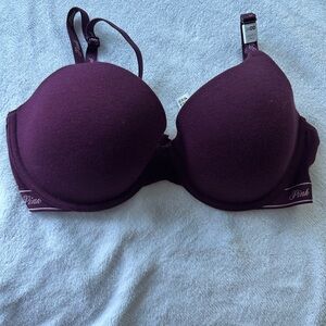 PINK Victoria's Secret maroon bra
